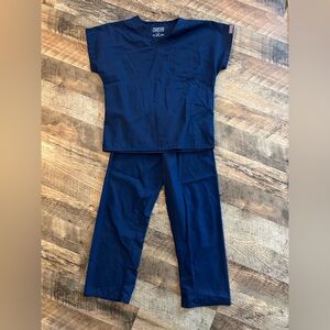 Cherokee Kids Dark Blue Scrub Set